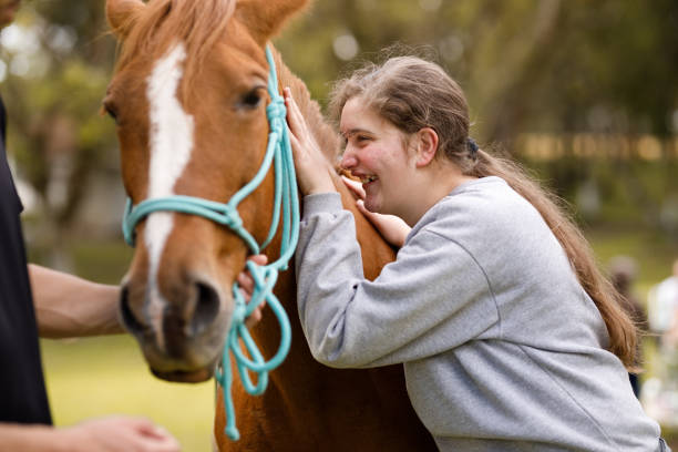 Horses offer unique opportunities for human learning and development by promoting emotional and social skills, leadership qualities, trust-building, stress relief, personal growth, and mindfulness. Their intuitive nature and non-judgmental presence make them effective partners for personal and professional development.